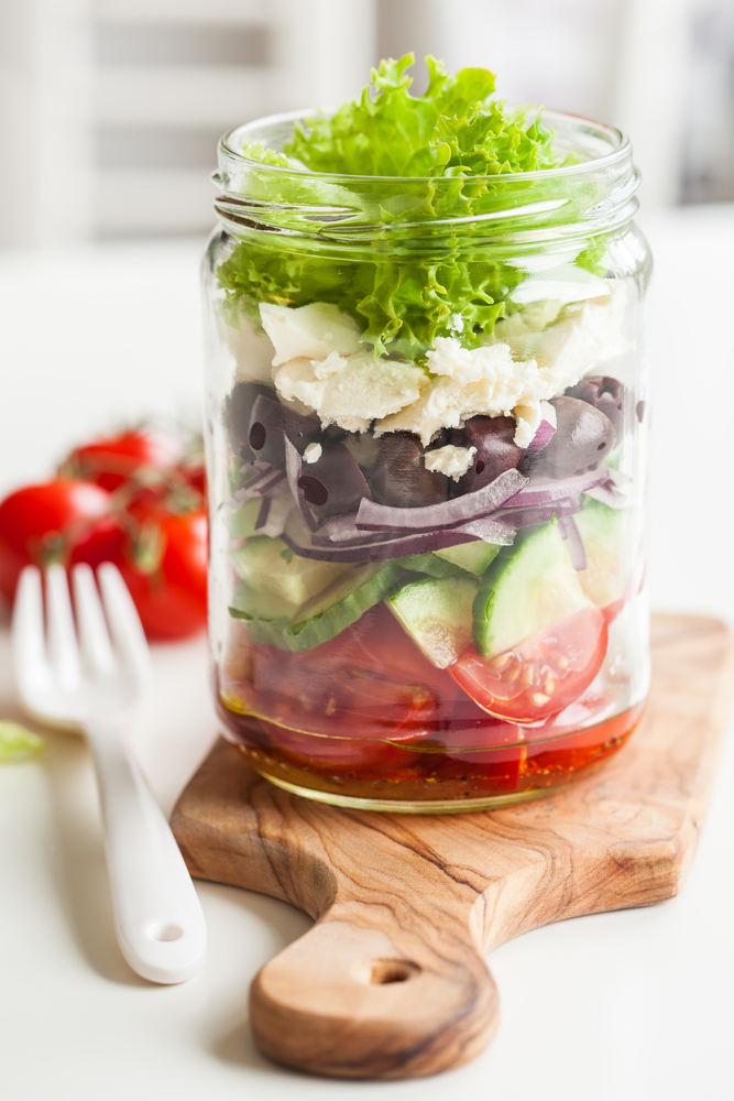 Eating Right for Your Hair - Greek Salad with Spectrum of Colours Recipe